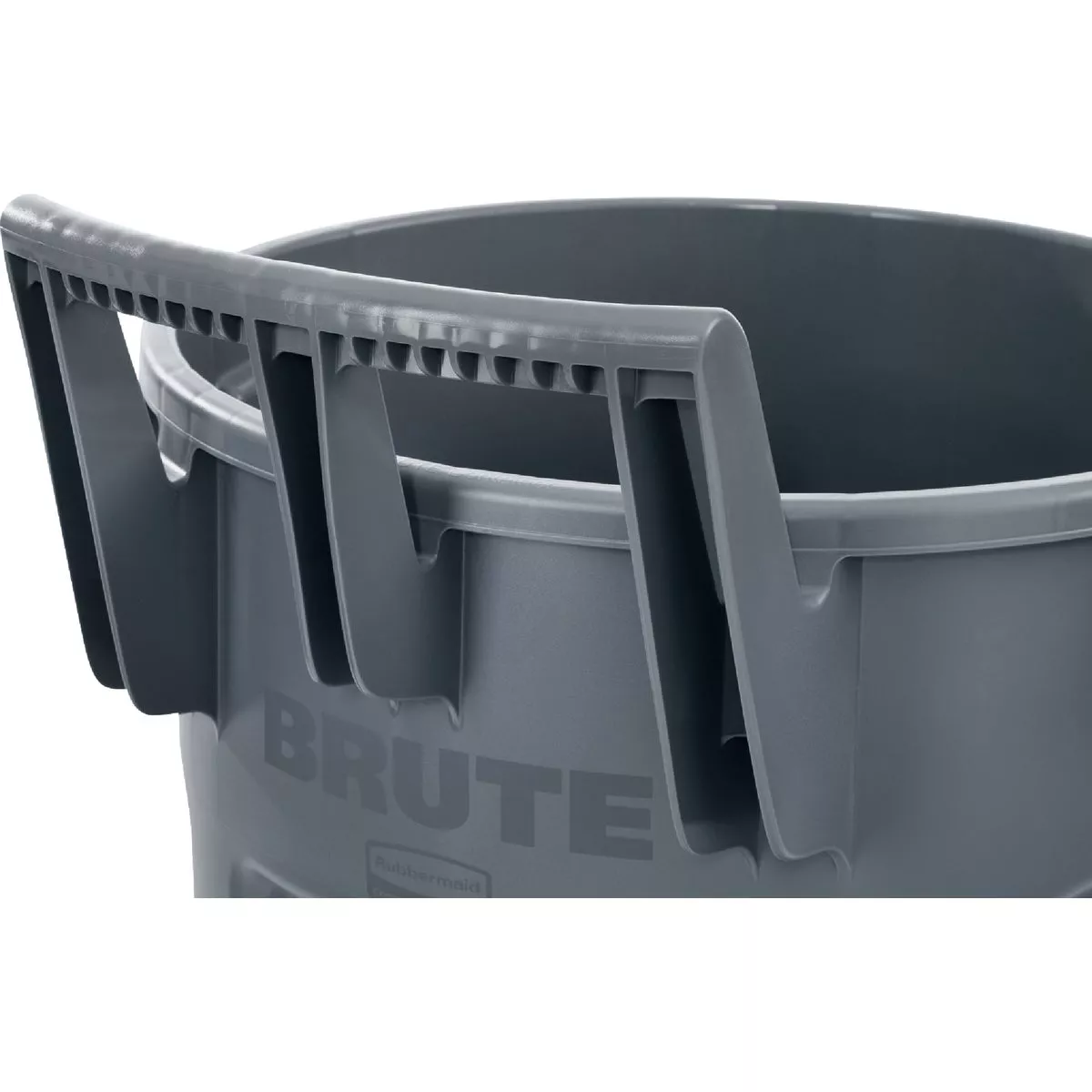 Rubbermaid Commercial Brute 32 Gal. Gray Vented Wheeled Trash Container ...