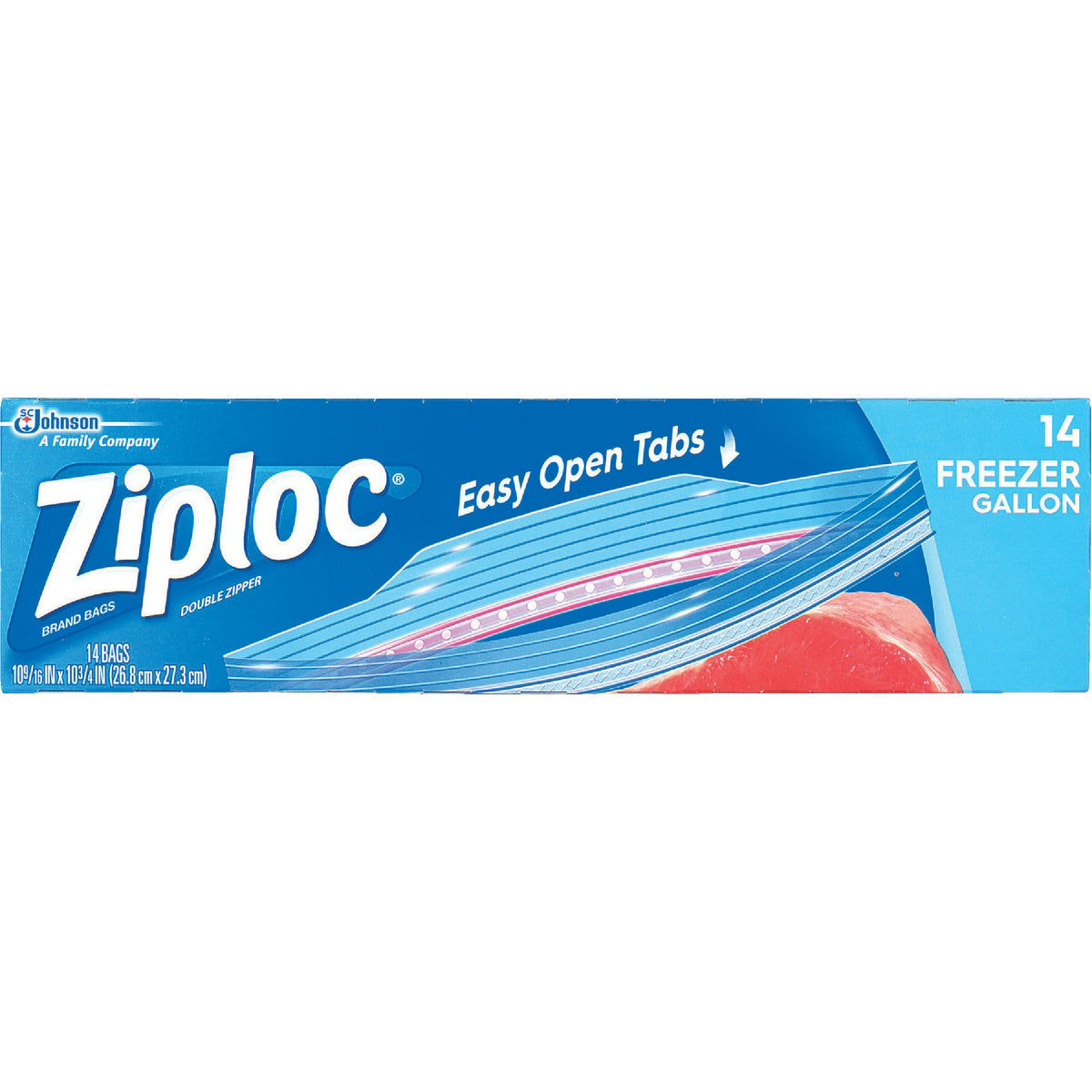 Ziploc 1 Gal. Double Zipper Freezer Bag (14-Count)