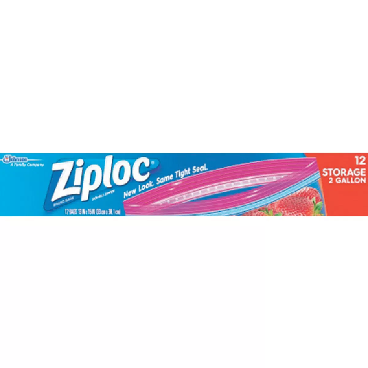 Ziploc 2 Gal. Double Zipper Food Storage Bag (12-Count)