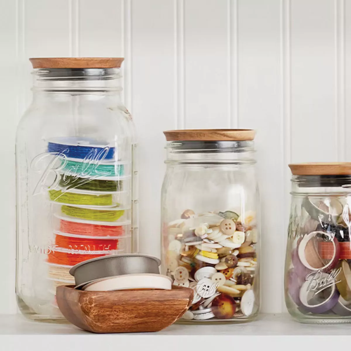 Ball Regular Mouth Wooden Lids (3-Pack) - photo 4