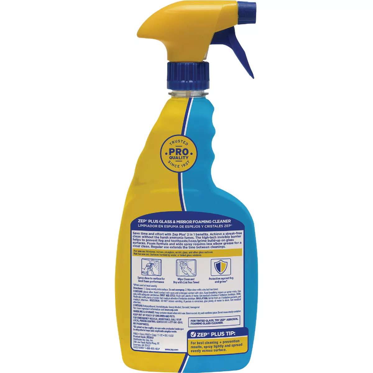 Zep Plus 32 Oz. Glass & Mirror Foaming Cleaner - photo 2