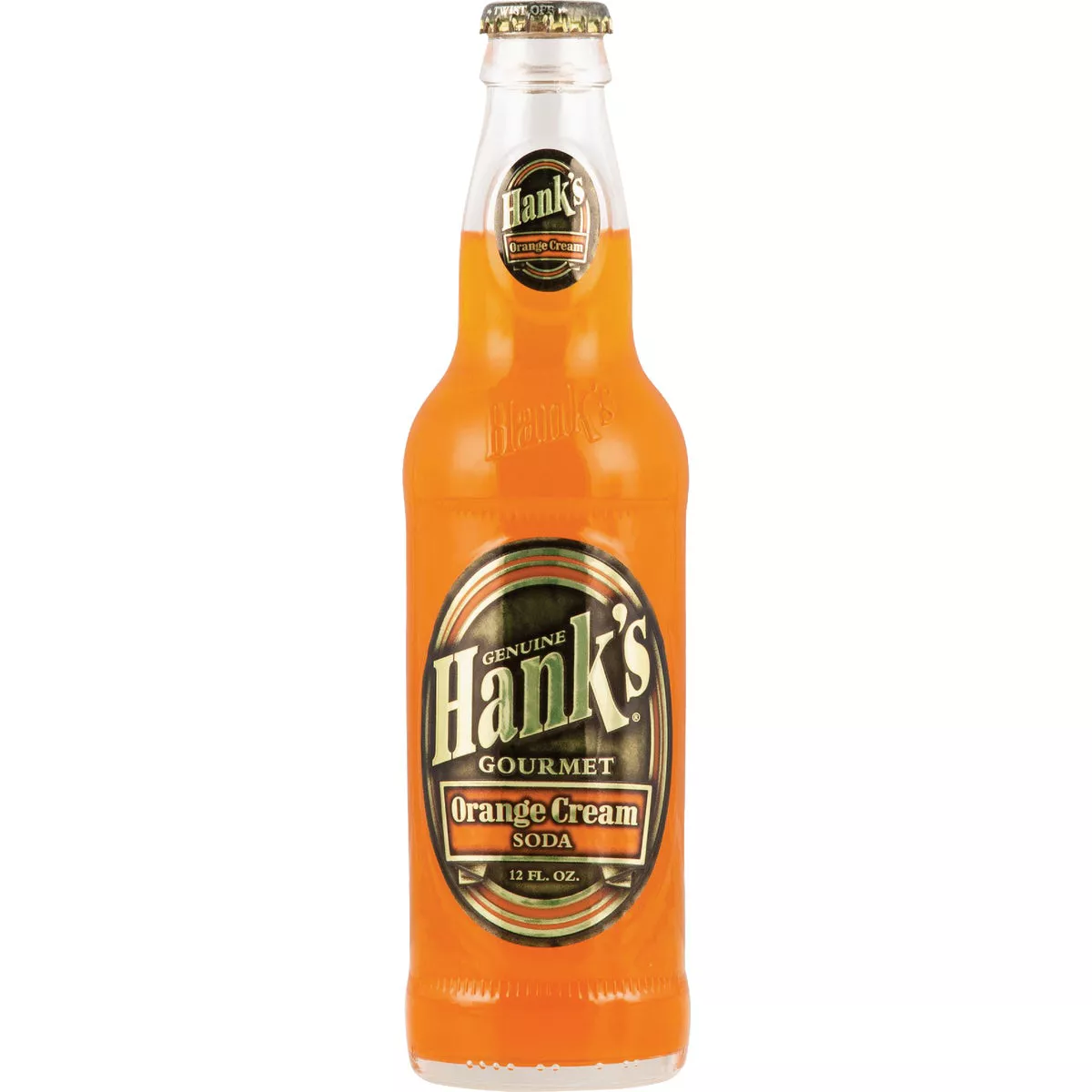 Hank's 12 Oz. Premium Orange Cream Soda (4-Pack)
