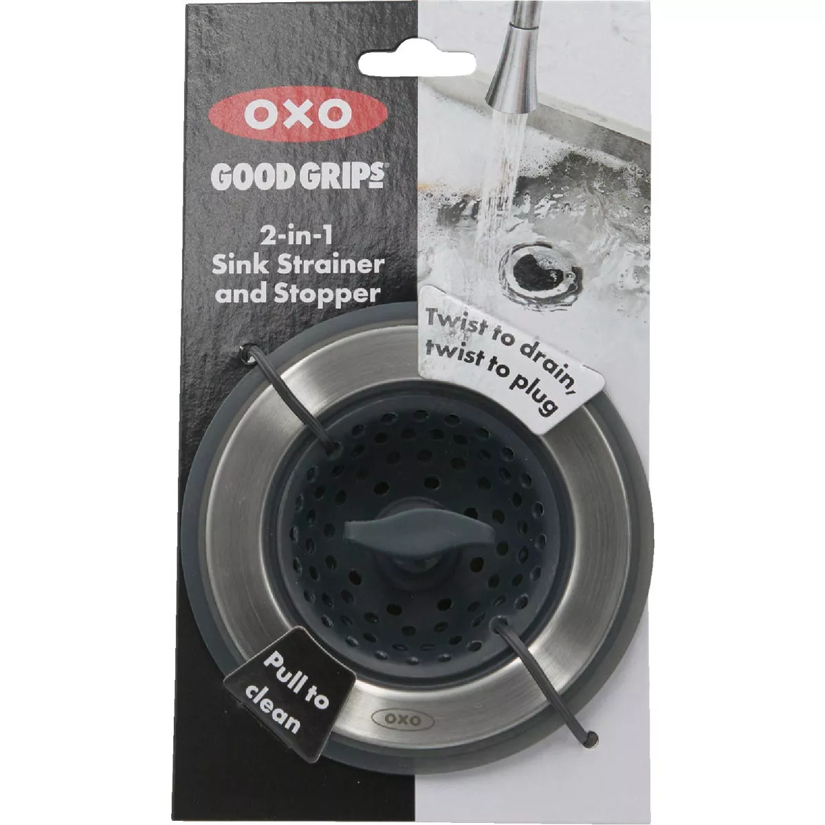 OXO Good Grips 2-In-1 Sink Strainer & Stopper - photo 2