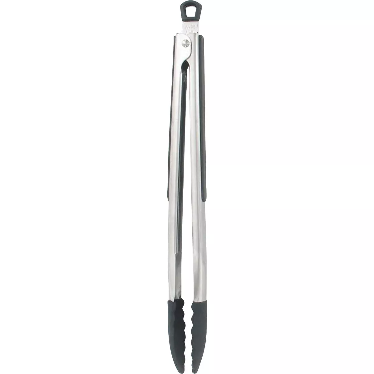 Farberware 11 In. Pro Black Silicone Tip Locking Tongs