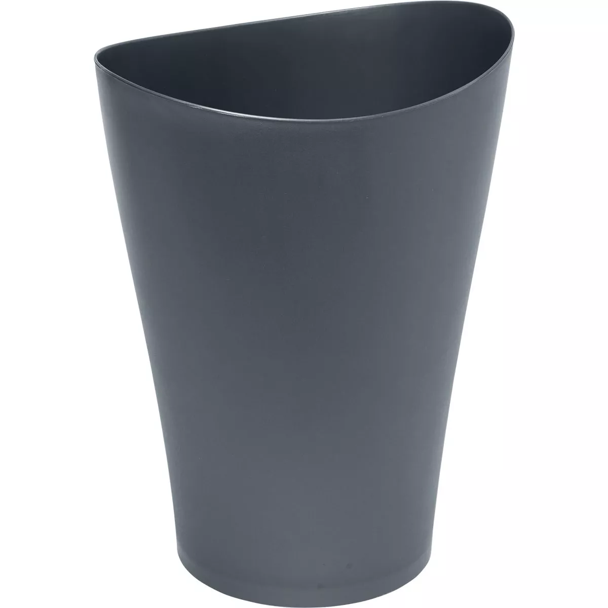 Rubbermaid Spa Works 2.25 Gal. Gunmetal Vanity Wastebasket