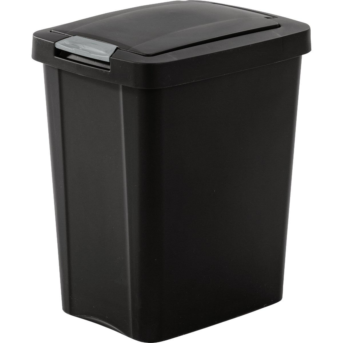 Sterilite Black TouchTop Wastebasket Do it Best