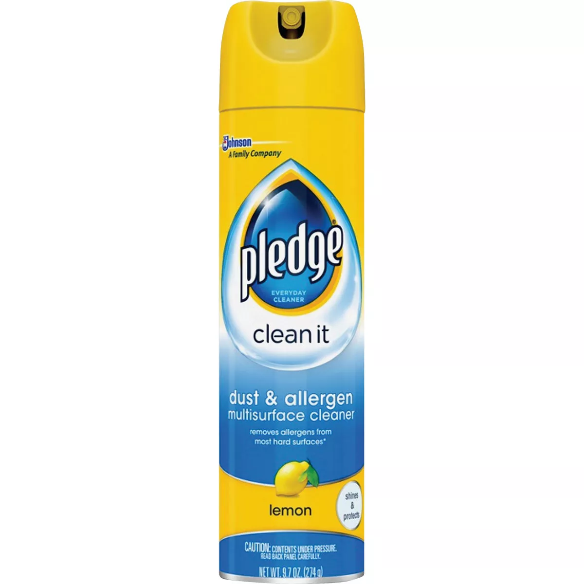 Pledge 9.7 Oz. Dust & Allergen Multisurface Cleaner