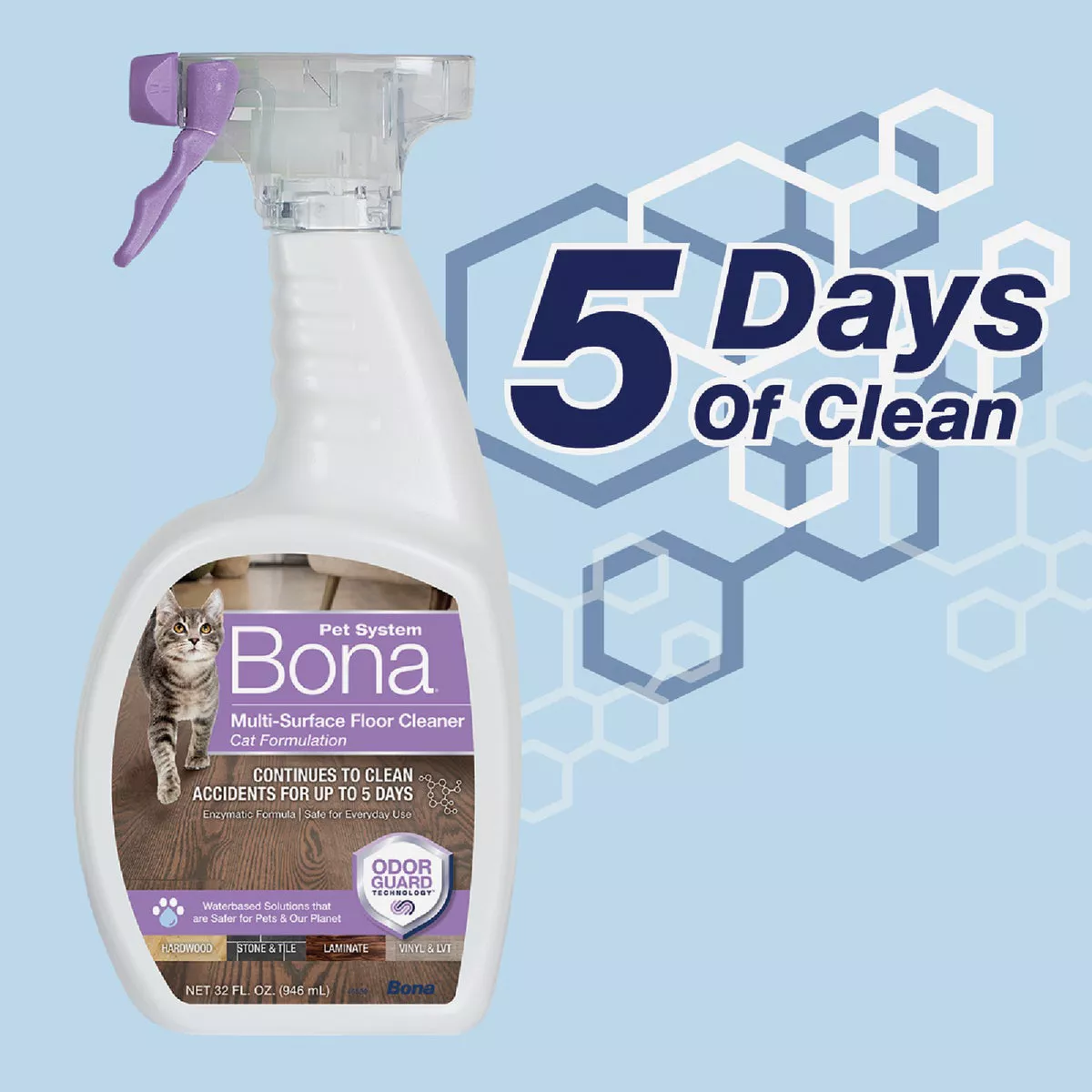 Bona 32 Oz. Trigger Pet Cleaner for Cats - photo 2