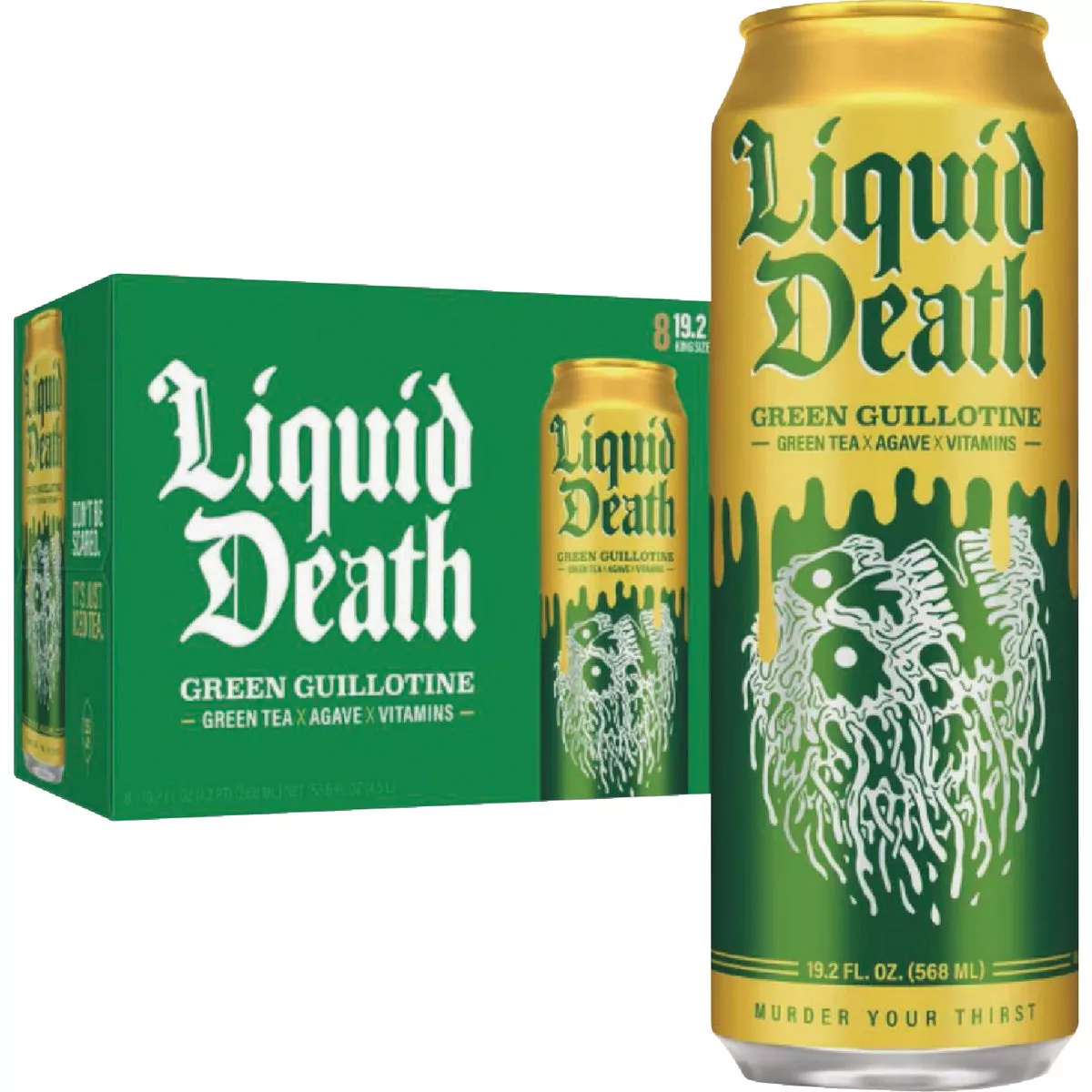 Liquid Death 19.2 Oz. Green Guillotine Tea - photo 4