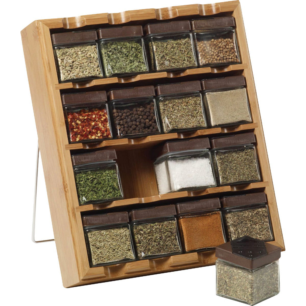 Kamenstein Inspirations 3 In 1 Bamboo Spice Rack Do it Best