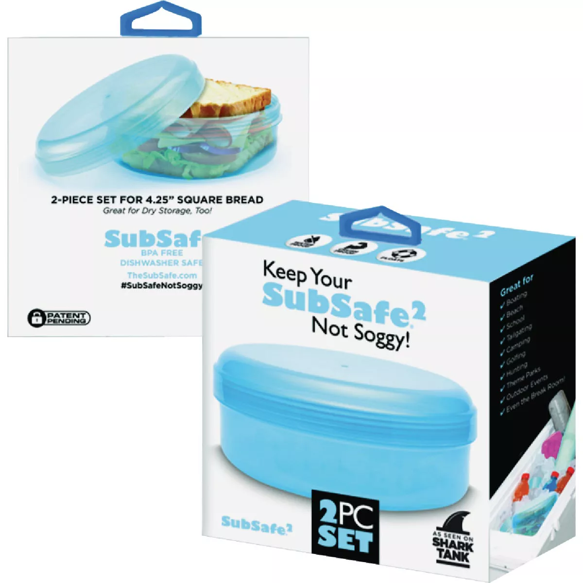 SubSafe Baby Blue Food Storage Container (2-Piece) - photo 2