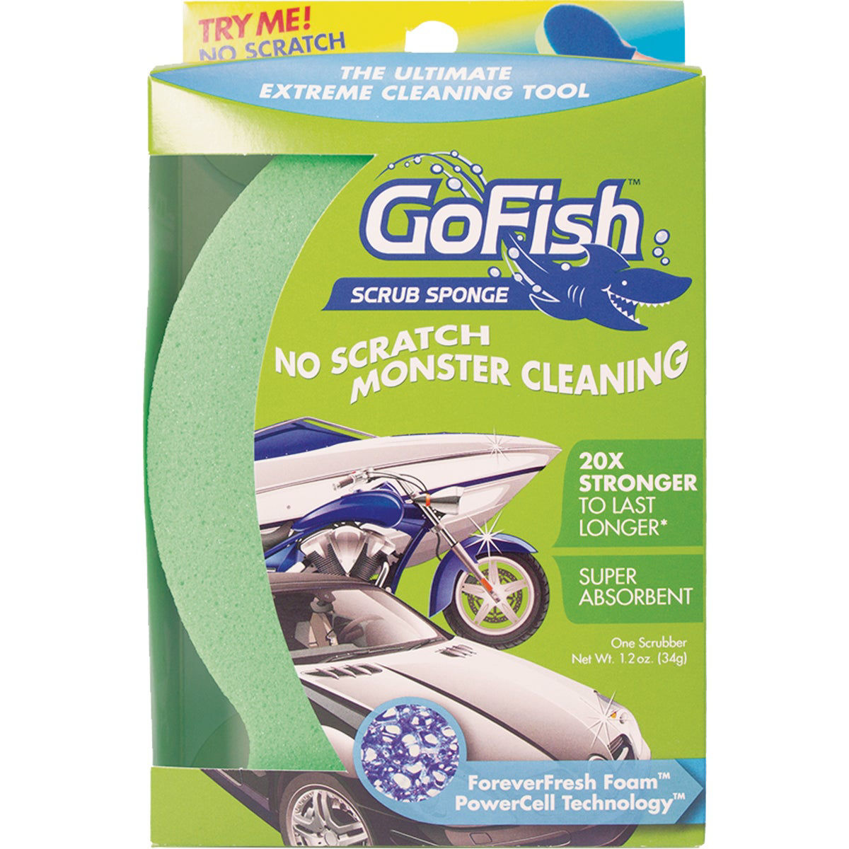 GoFish Scrub Sponge — DishFish - The Perfect Kitchen Scrubbers & Sponges