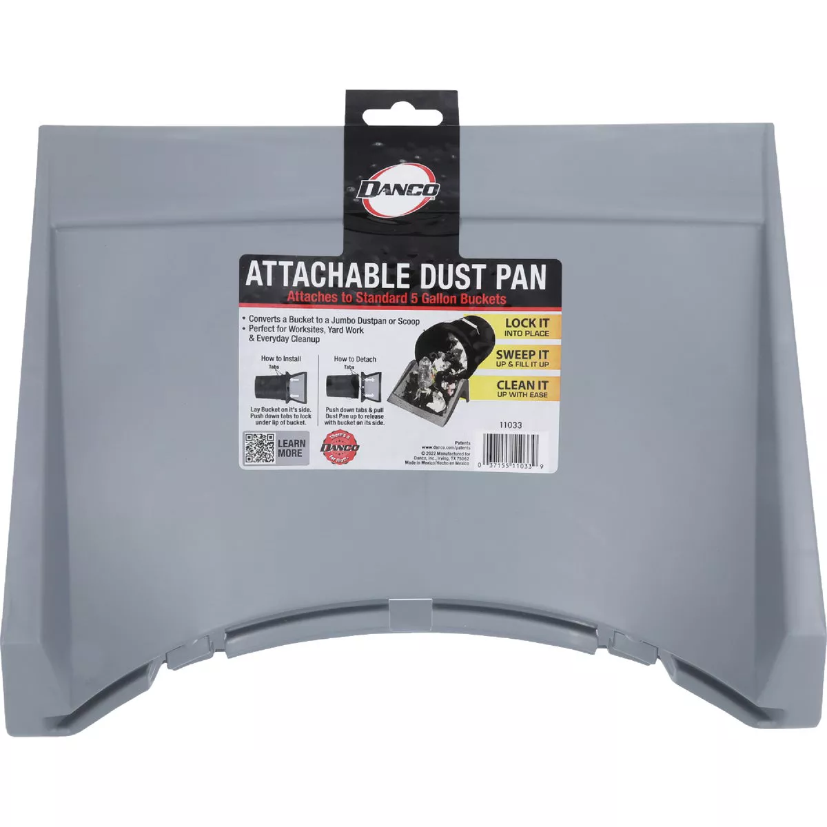 Danco Attachable Dust Pan for 5 Gal. Bucket - photo 5
