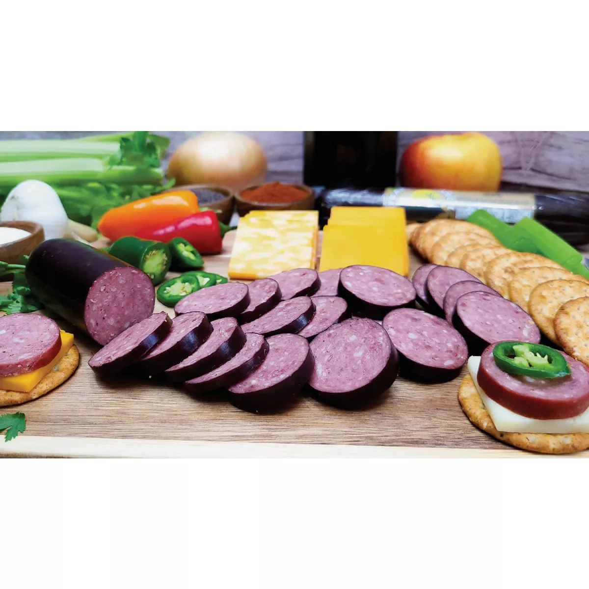Pearson Ranch 10 Oz. Elk Jalapeno Cheese Summer Sausage - photo 2