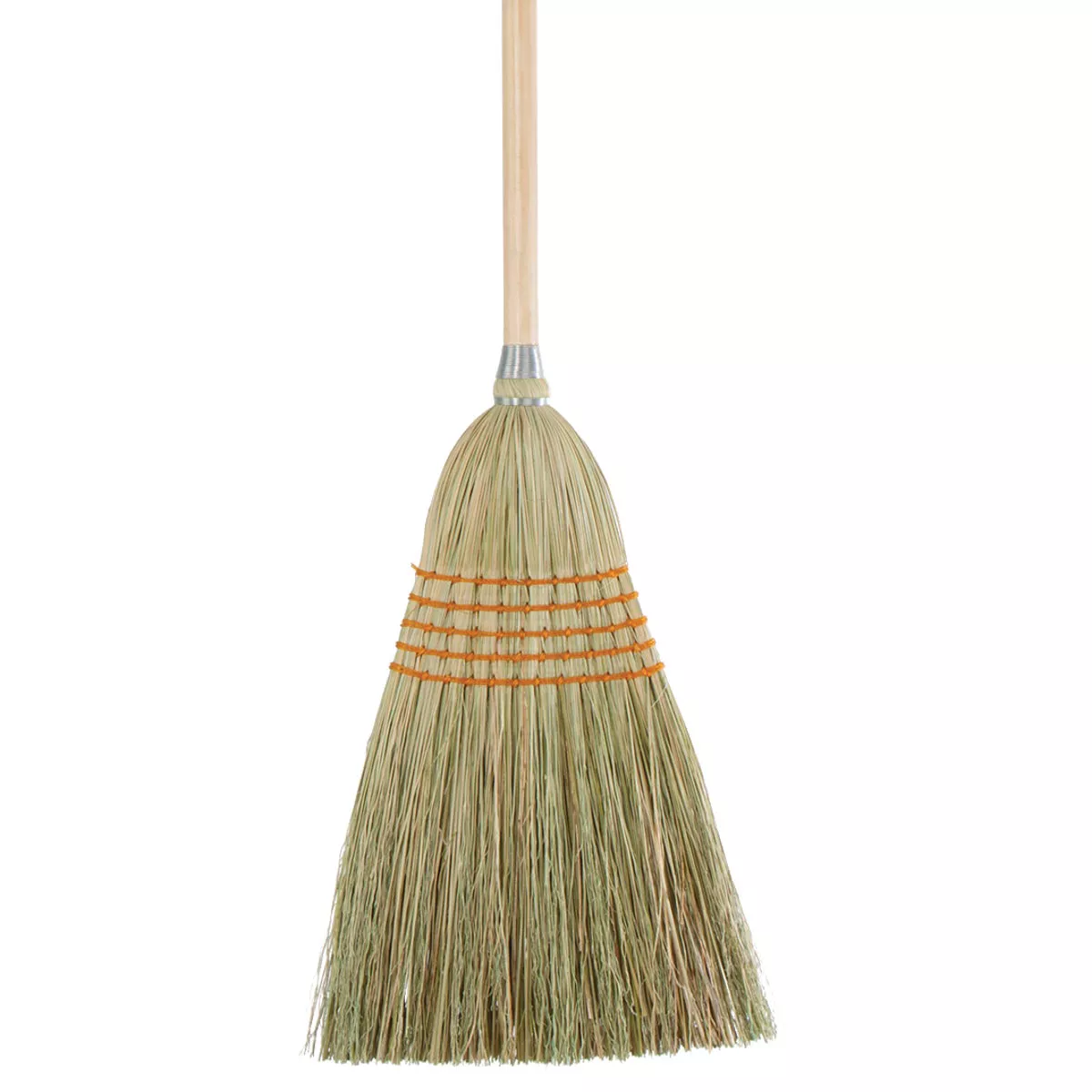 11.5 In. W. x 42 In. L. Natural Wood Handle Lightweight House Corn Broom