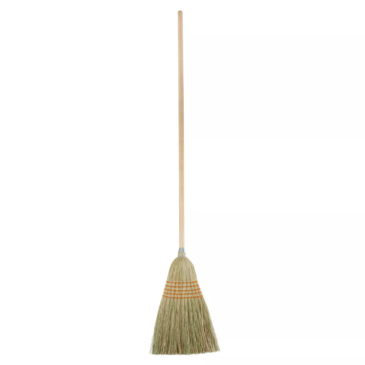 11.5 In. W. x 42 In. L. Natural Wood Handle Lightweight House Corn Broom - photo 2