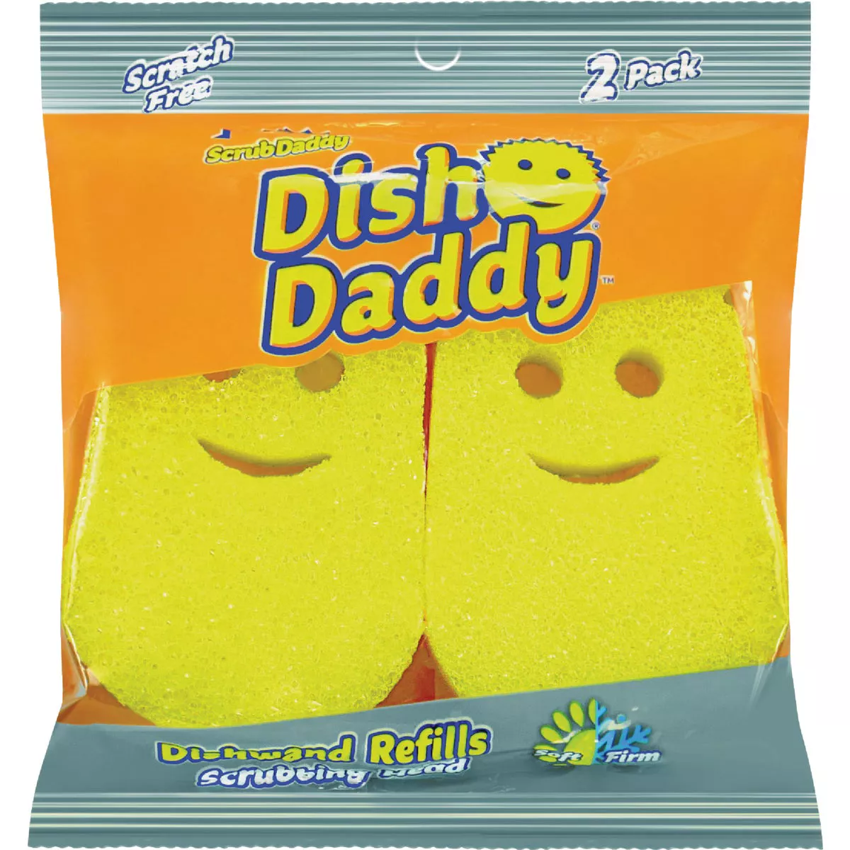 Scrub Daddy Dish Daddy Dishwand Refill Head (2-Pack) - photo 3
