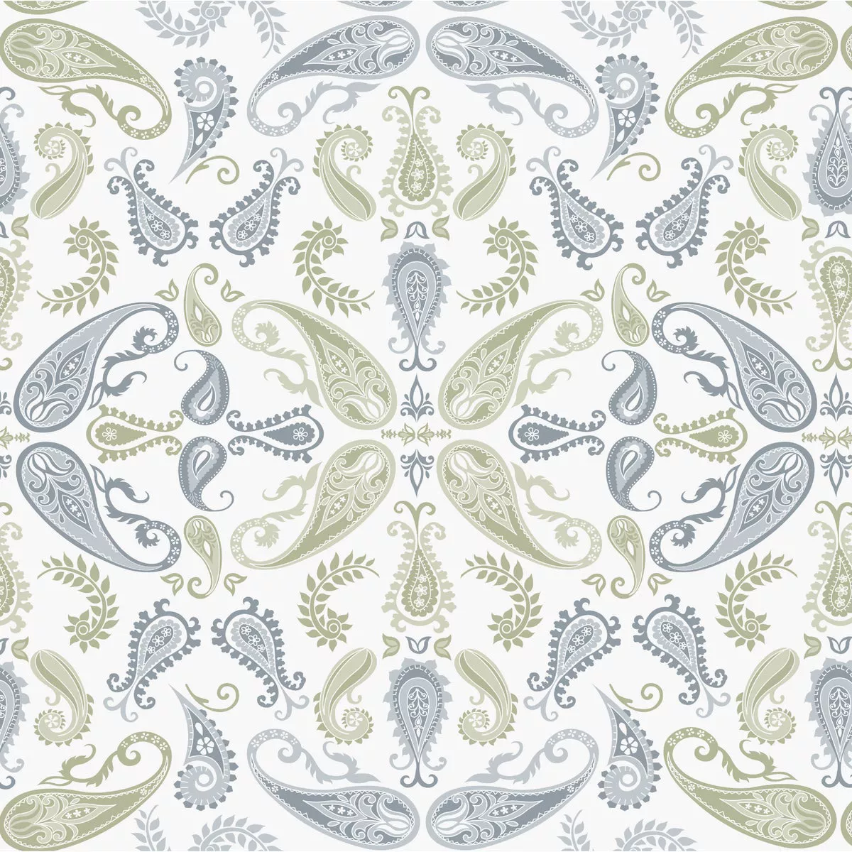 Con-Tact Grip Print 18 In. x 4 Ft. Abbey Sage Non-Adhesive Shelf Liner - photo 2