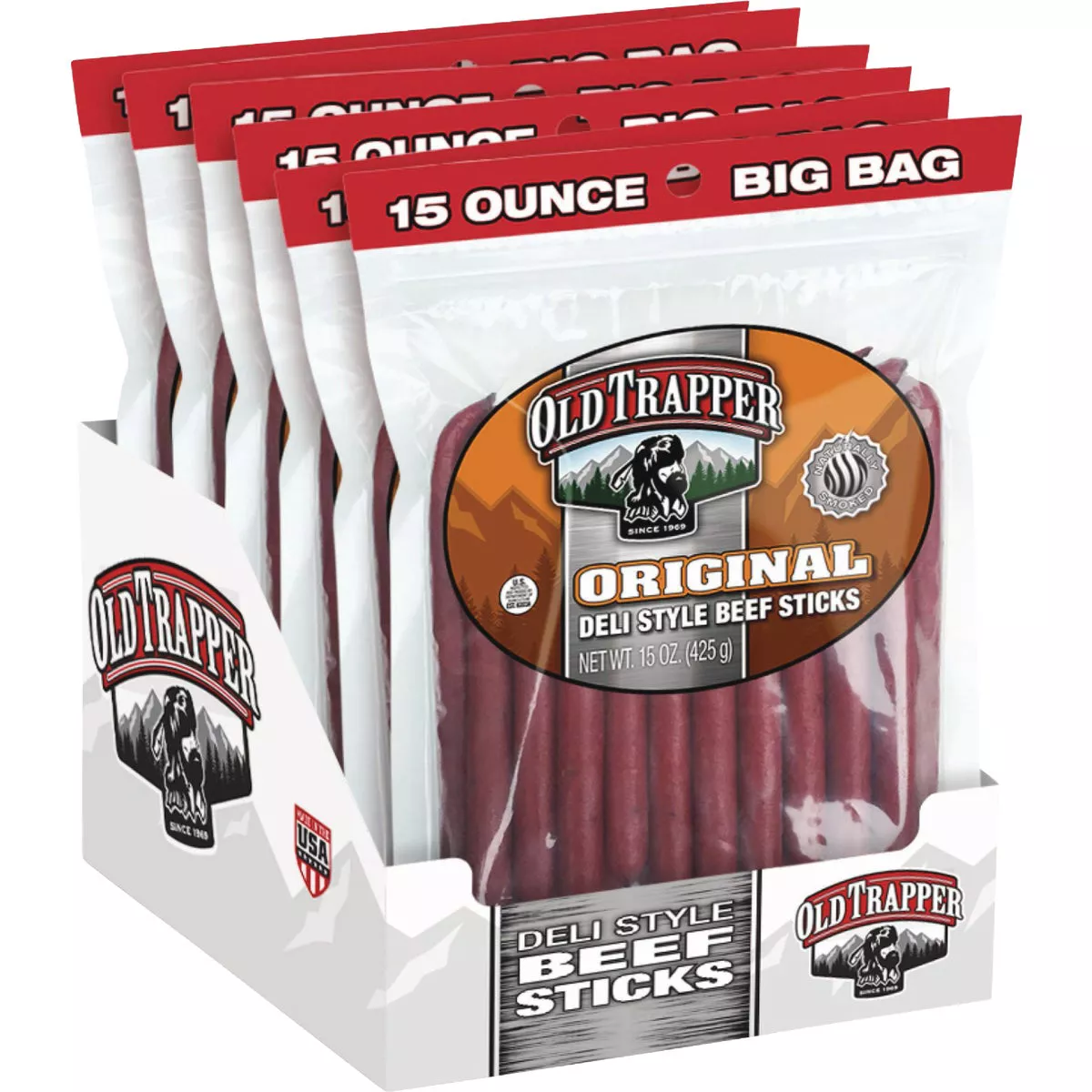 Old Trapper 15 Oz. Original Deli Stick Jerky - photo 2