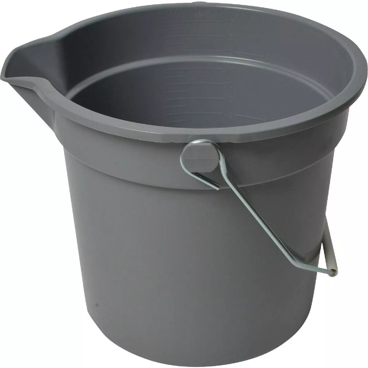 Janico 14 Qt. Gray Pail