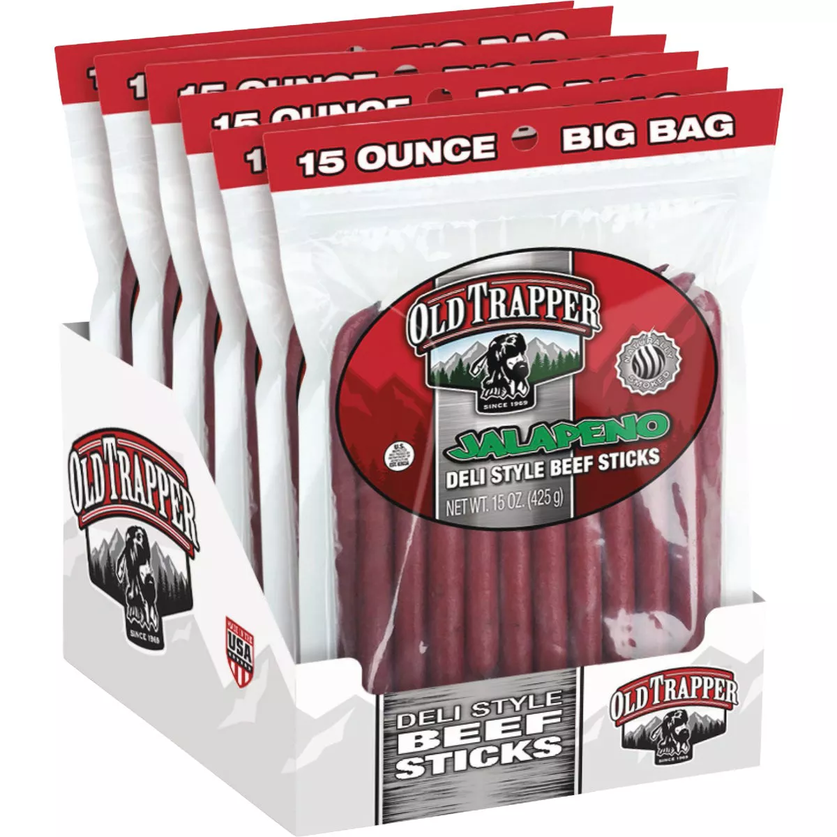 Old Trapper 15 Oz. Jalapeno Deli Stick Jerky - photo 2