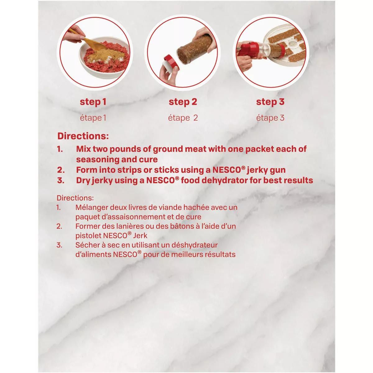 Nesco Teriyaki Jerky Seasoning, 6 Lb. Yield - photo 2