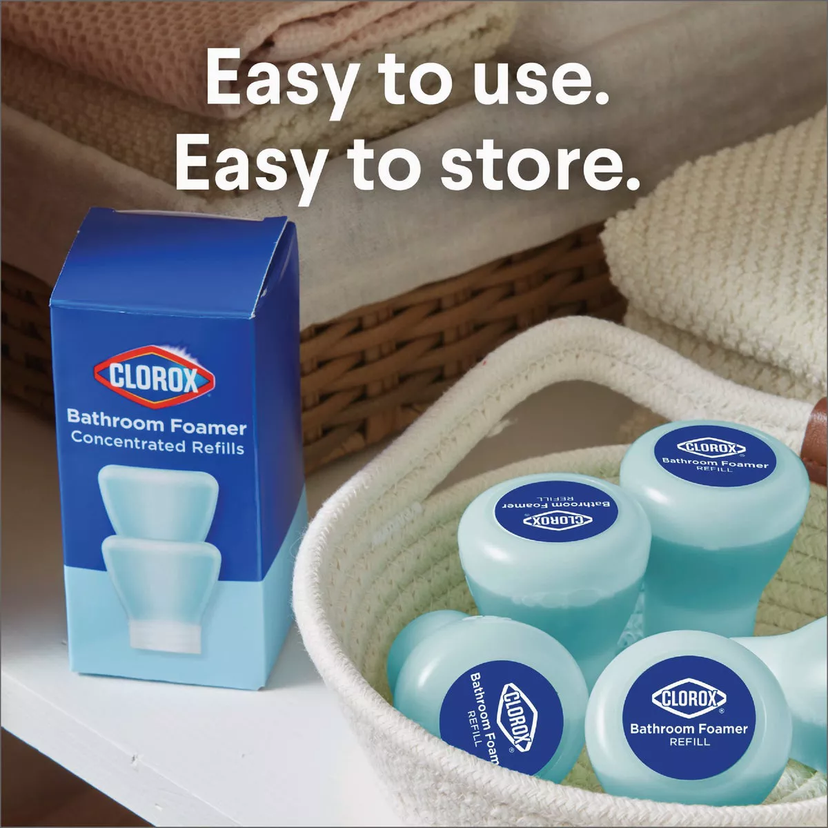 Clorox Fresh Scent Bleach-Free Bathroom Foamer Refill Pods (2-Count) - photo 2