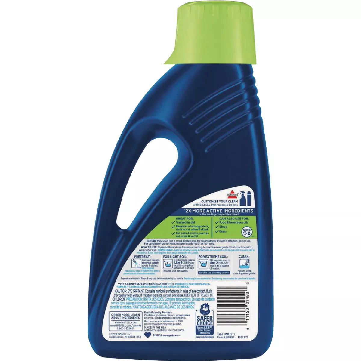 Bissell 60 Oz. Pet Stain & Odor Upright Carpet Cleaning Formula - photo 2