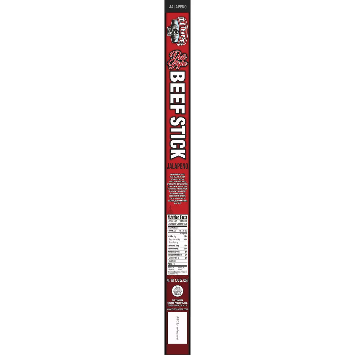 Old Trapper Jalapeno Individual Deli Stick Jerky
