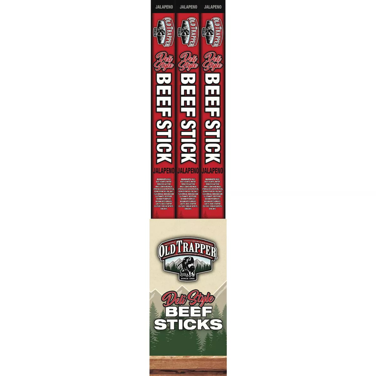 Old Trapper Jalapeno Individual Deli Stick Jerky - photo 6