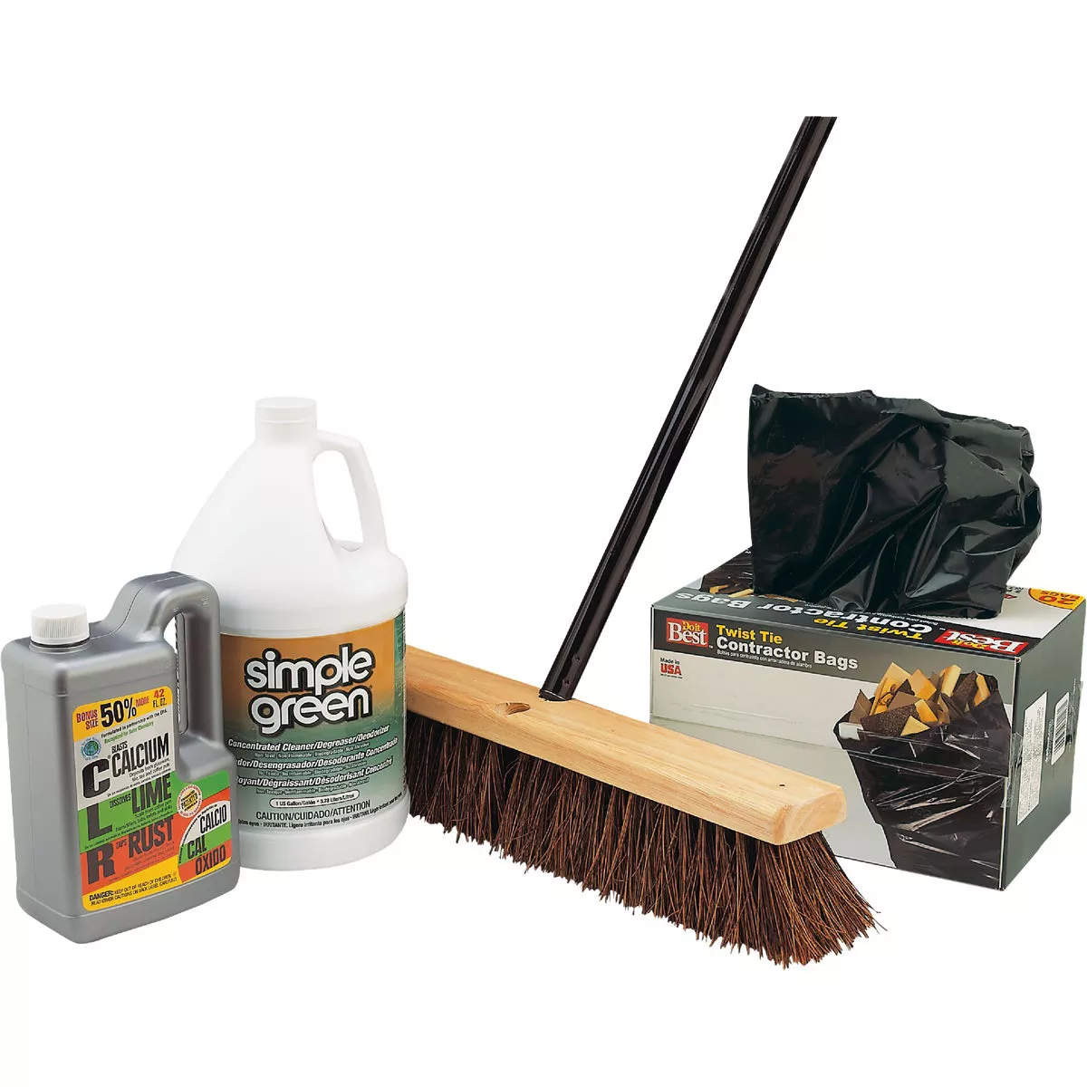DQB 18 In. W. x 58 In. L. Metal Handle Garage & Patio Push Broom - photo 4