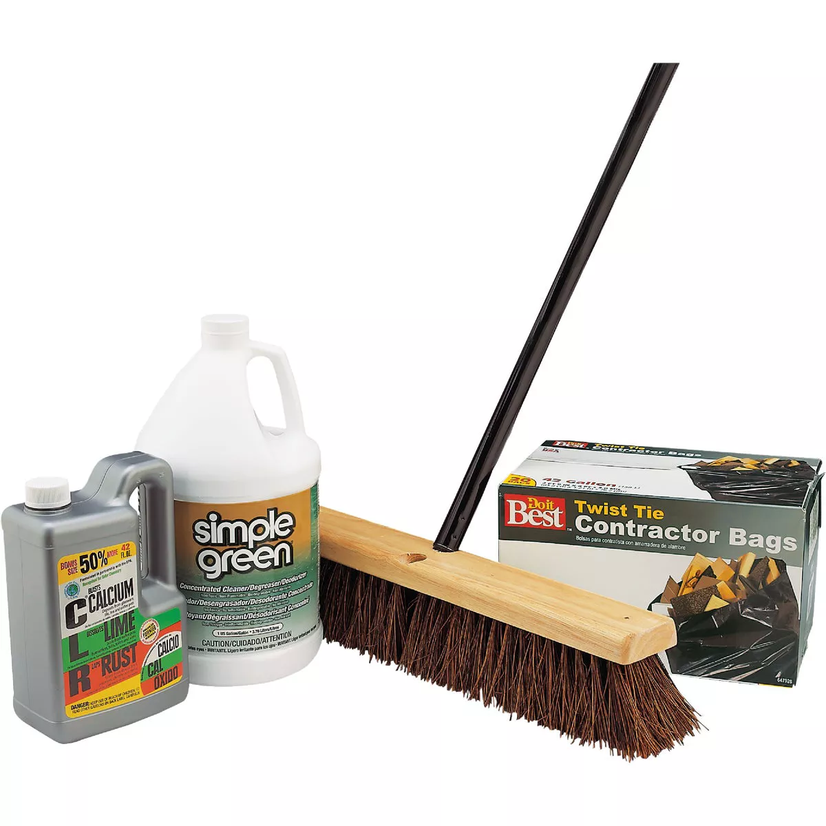 DQB 18 In. W. x 58 In. L. Metal Handle Garage & Patio Push Broom - photo 5