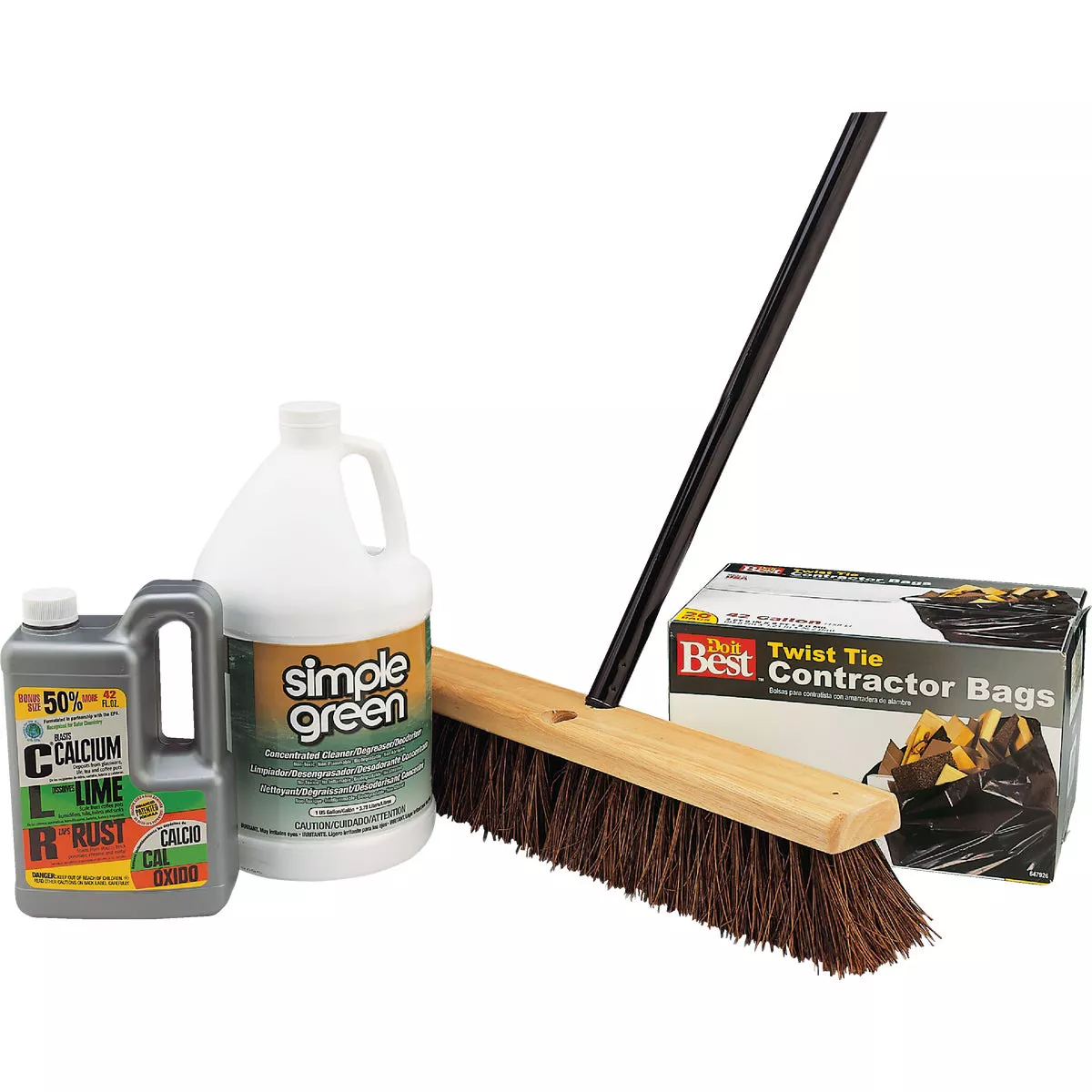 DQB 18 In. W. x 58 In. L. Metal Handle Garage & Patio Push Broom - photo 6