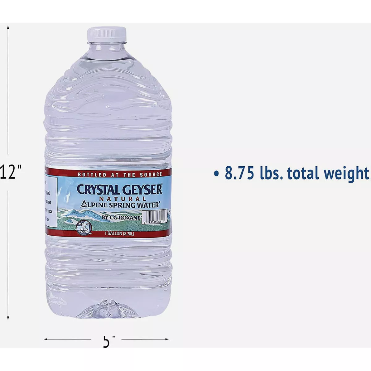 Crystal Geyser Alpine Spring 1 Gal. Water (6-Pack) - photo 2
