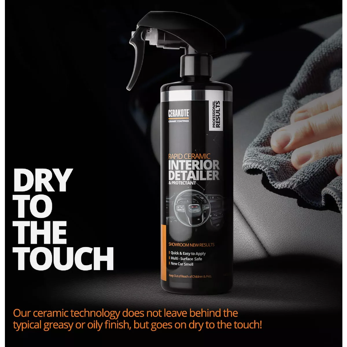 Cerakote 12 Oz. Rapid Ceramic Interior Detailer and Protectant Spray - photo 3