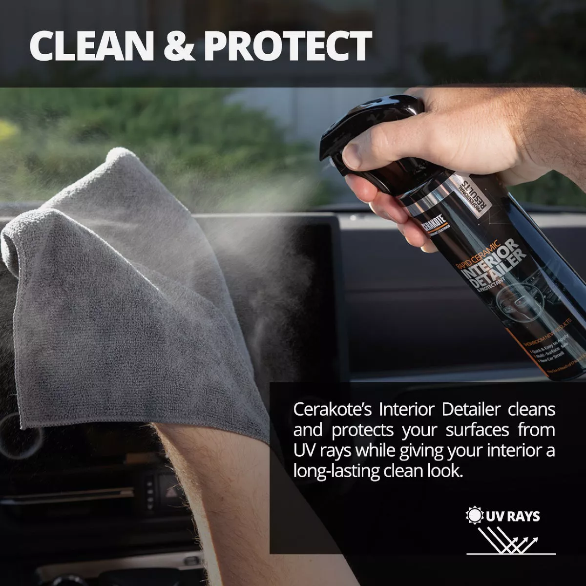 Cerakote 12 Oz. Rapid Ceramic Interior Detailer and Protectant Spray - photo 2