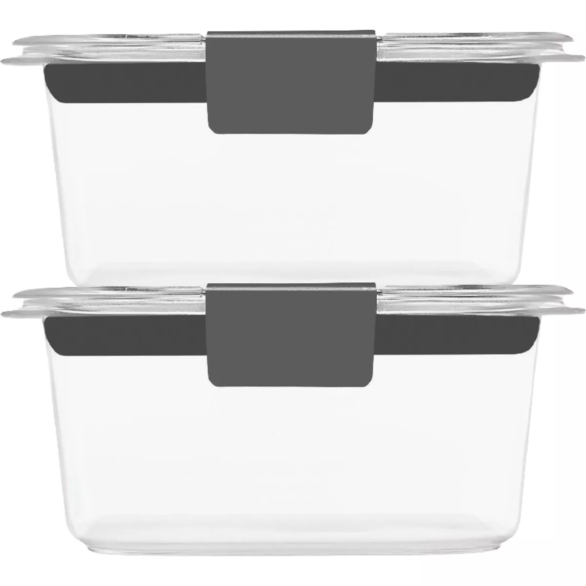 Rubbermaid Brilliance 1.3 C. Clear Rectangle Food Storage Container (2-Pack)