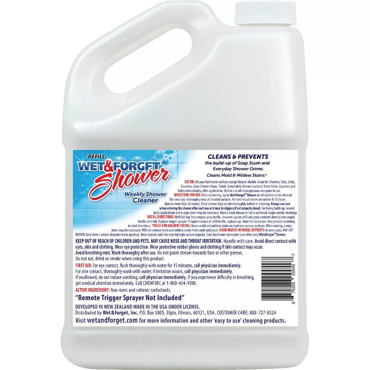 Wet & Forget 1 Gal. Soft Vanilla Scent Weekly Shower Refill - photo 2