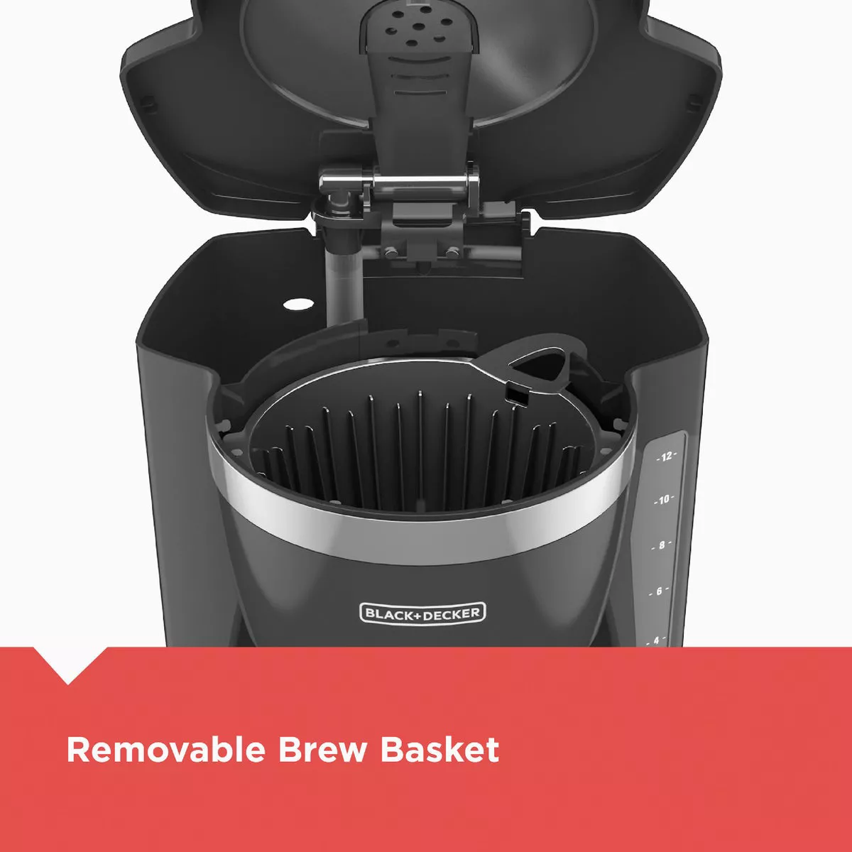 Black & Decker 12 Cup Programmable Black Coffee Maker - photo 3