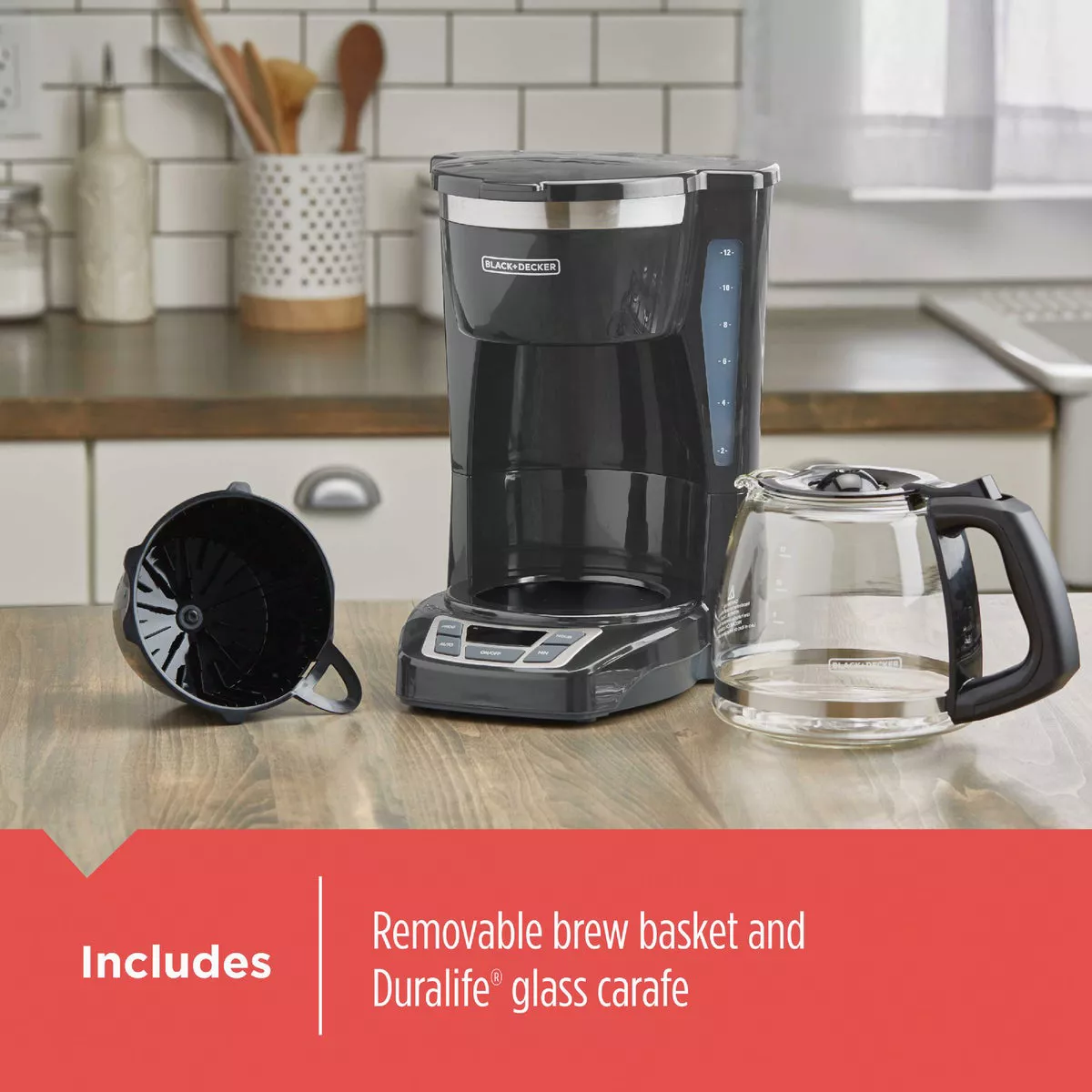 Black & Decker 12 Cup Programmable Black Coffee Maker - photo 4