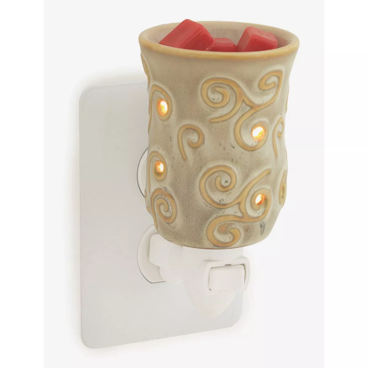 Candle Warmers Chai Ceramic Pluggable Fragrance Warmer
