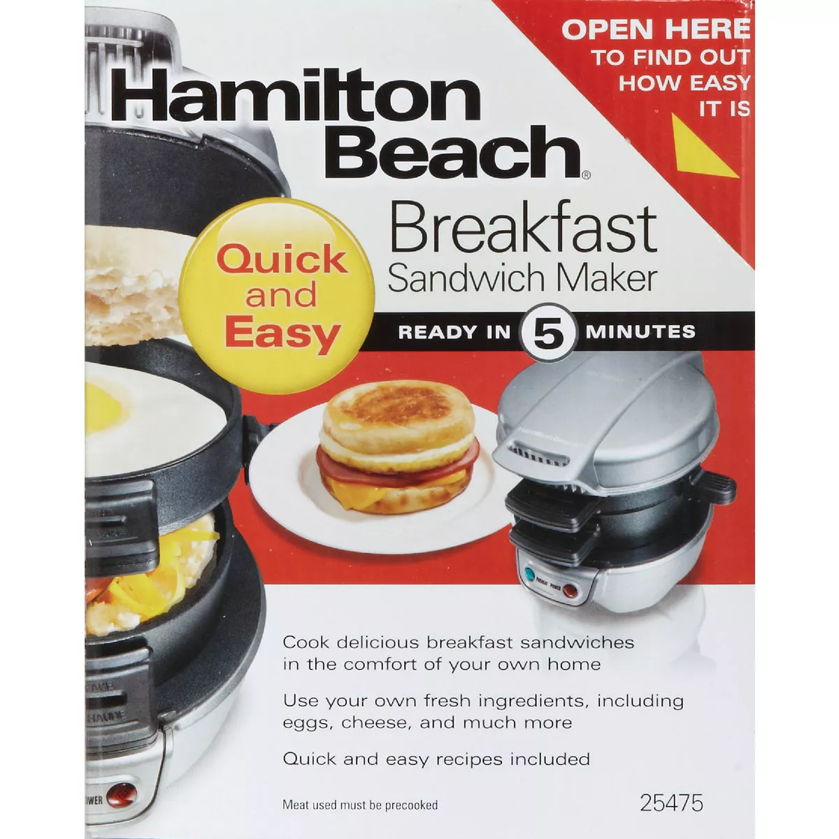 Hamilton Beach Breakfast Sandwich Maker - photo 2