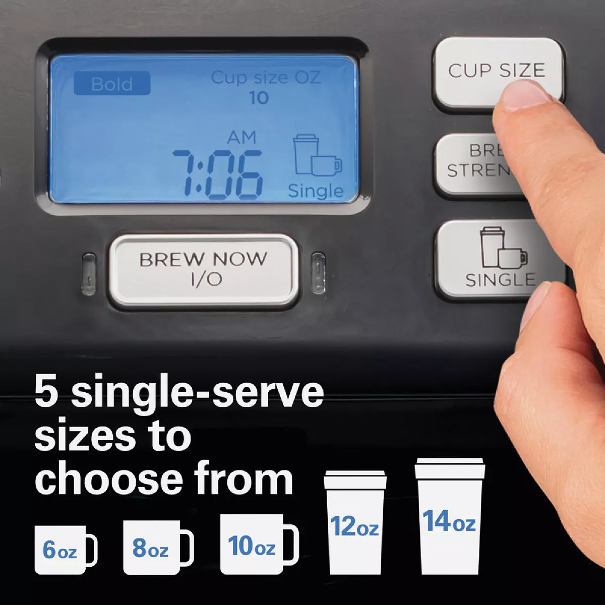 Hamilton Beach FlexBrew Trio 12 Cup Black Coffee Maker - photo 7