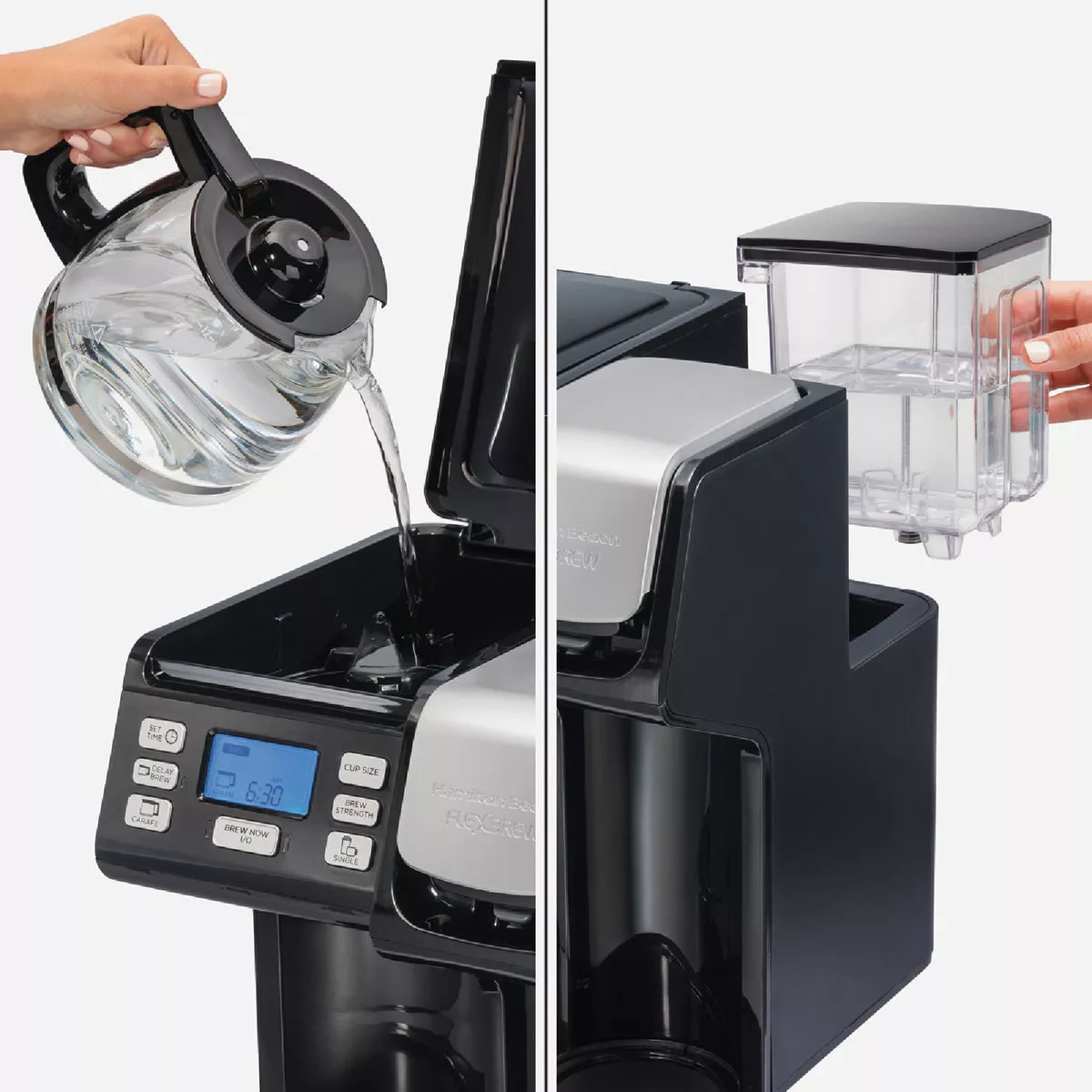 Hamilton Beach FlexBrew Trio 12 Cup Black Coffee Maker - photo 2