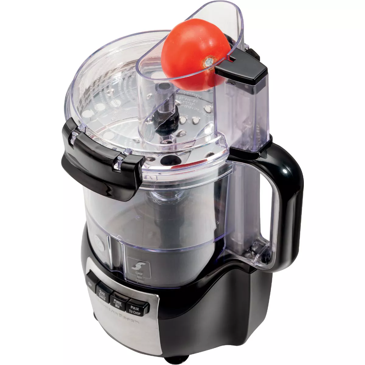 Hamilton Beach Stack & Snap 10-Cup Black Food Processor with Big Mouth - photo 2