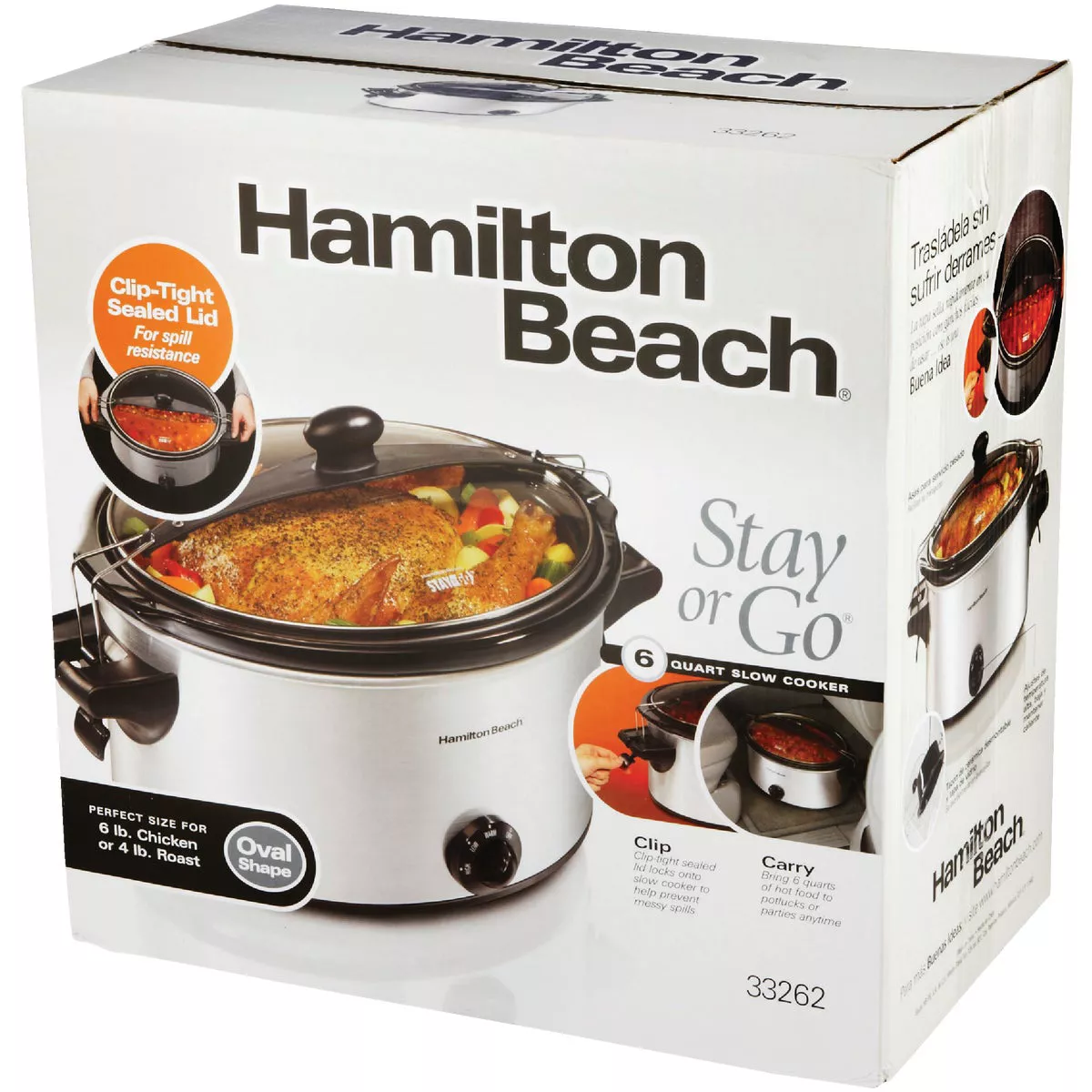 Hamilton Beach Stay or Go 6 Qt. Stainless Steel Slow Cooker - photo 3