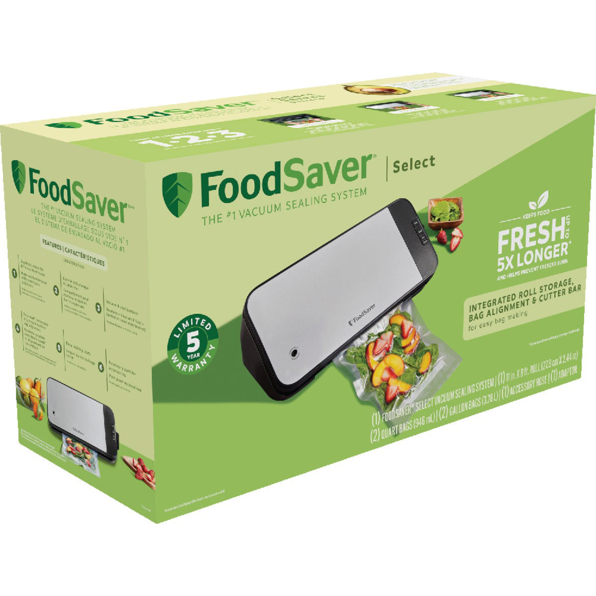 FoodSaver Stainless Steel Vacuum Food Sealer Kit - Thomas Do-it Center
