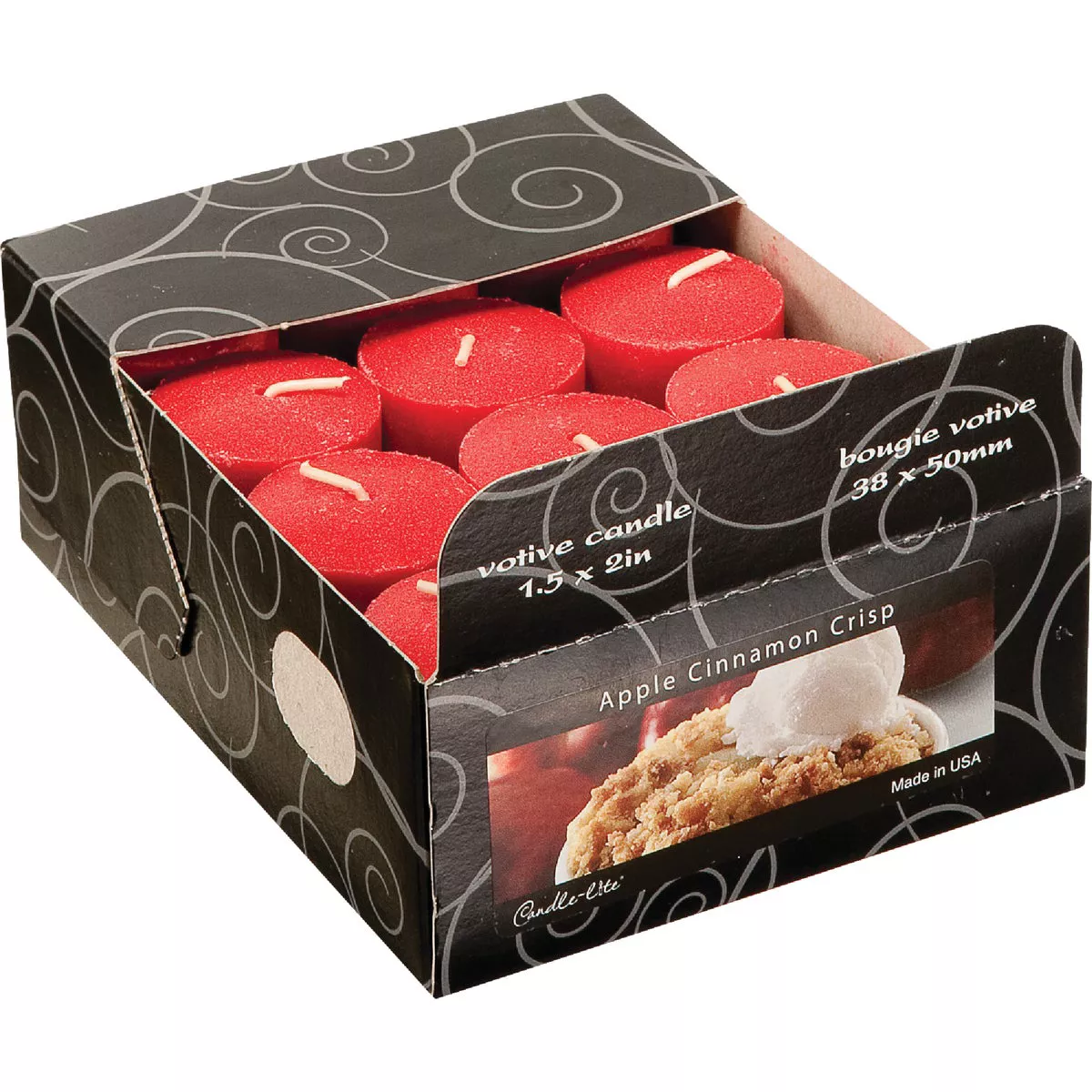 Candle-Lite Essentials Classic Apple Cinnamon Votive Candle