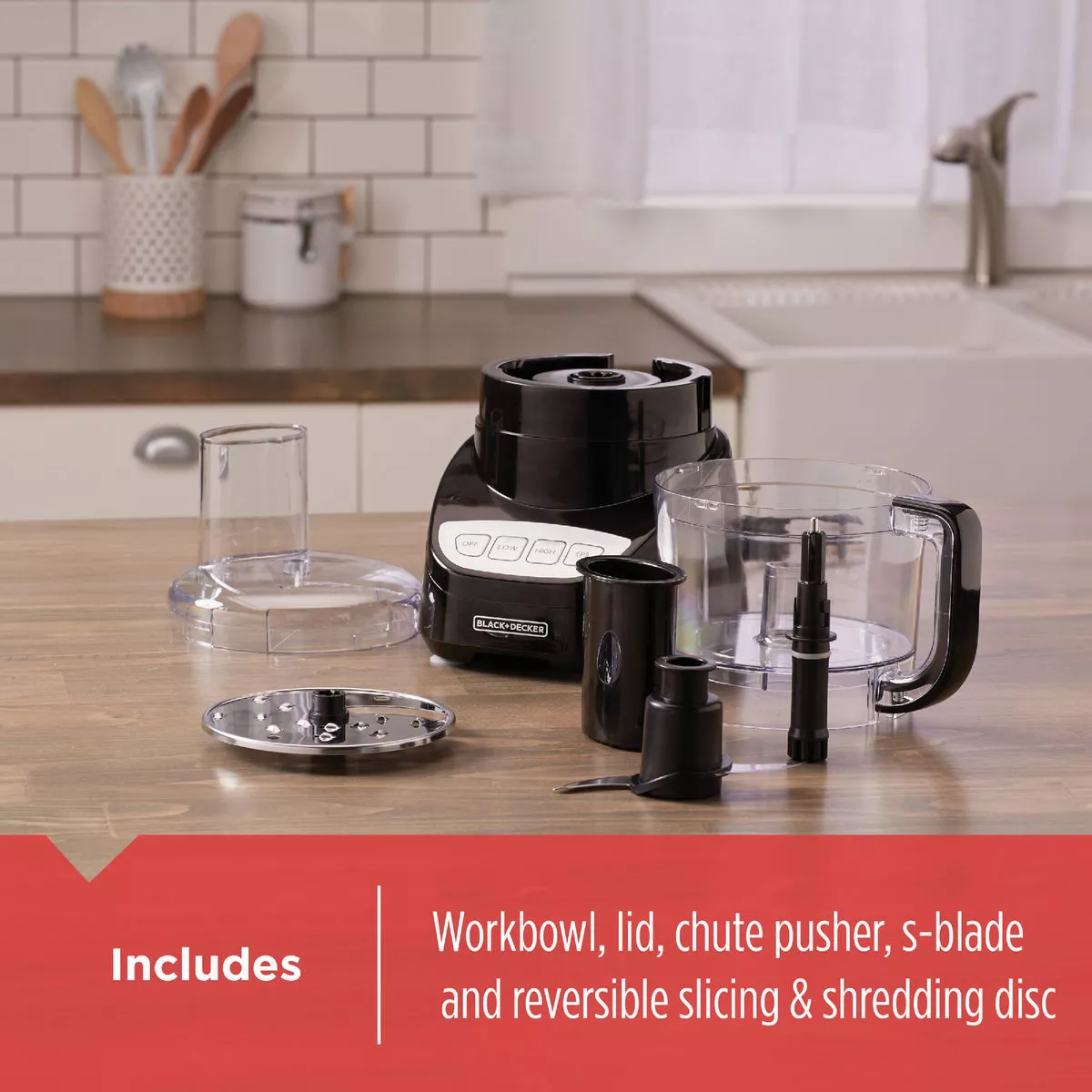 Black+Decker Easy Assembly 8-Cup Food Processor - photo 4