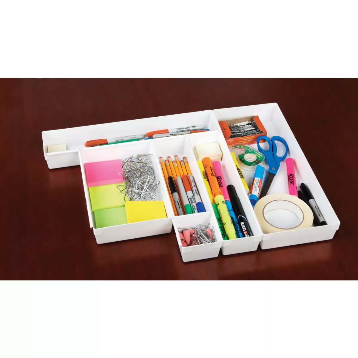 Rubbermaid 3 In. x 9 In. x 2 In. White Drawer Organizer Tray - photo 4